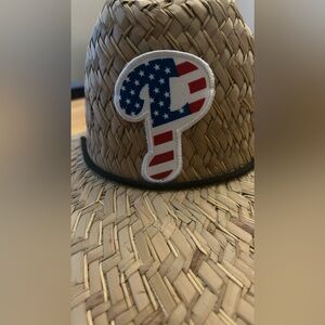 Phillies straw lifeguard hat